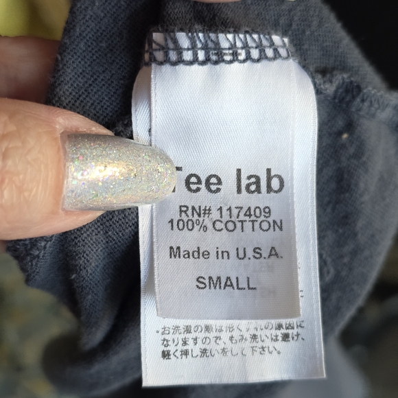 Frank & Eileen Tee Lab Small Slate Blue Tank Top Faded Cotton Sleeveless - Picture 13 of 13